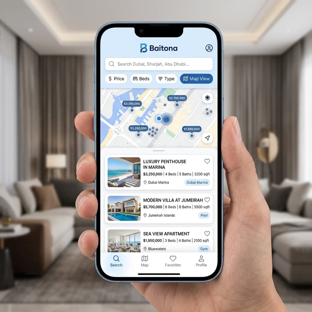 Baitona mobile application artwork